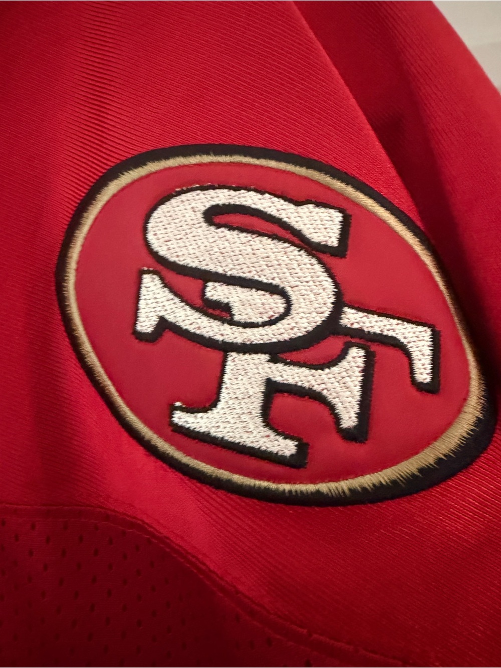 Mitchell & Ness San Francisco 49ers Red and White Jersey size 56 - Picture 3 of 10